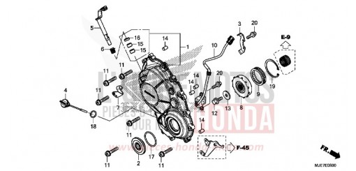 COPERCHIO CARTER MOTORE DESTRO CBR650FAJ di 2018